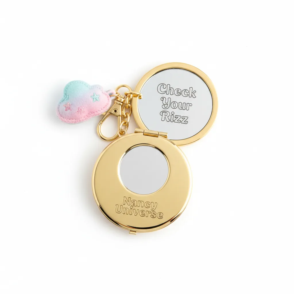 Rizz Mirror Keychain