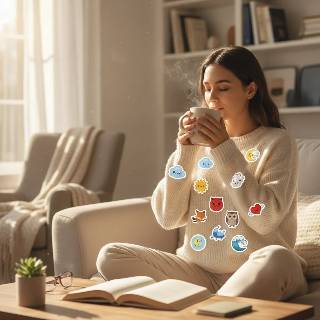 Serotonin Sticker Pack lifestyle