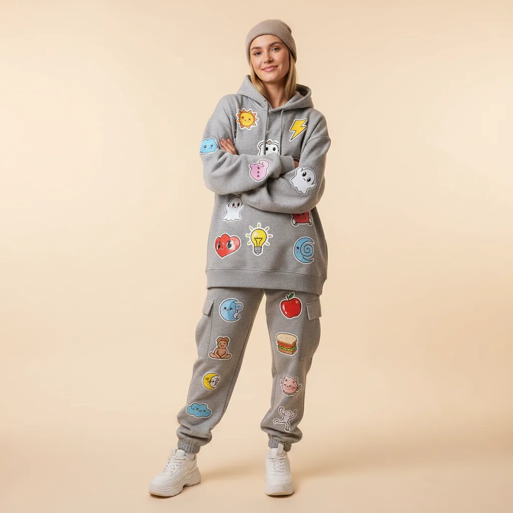 Serotonin Sticker Pack on model