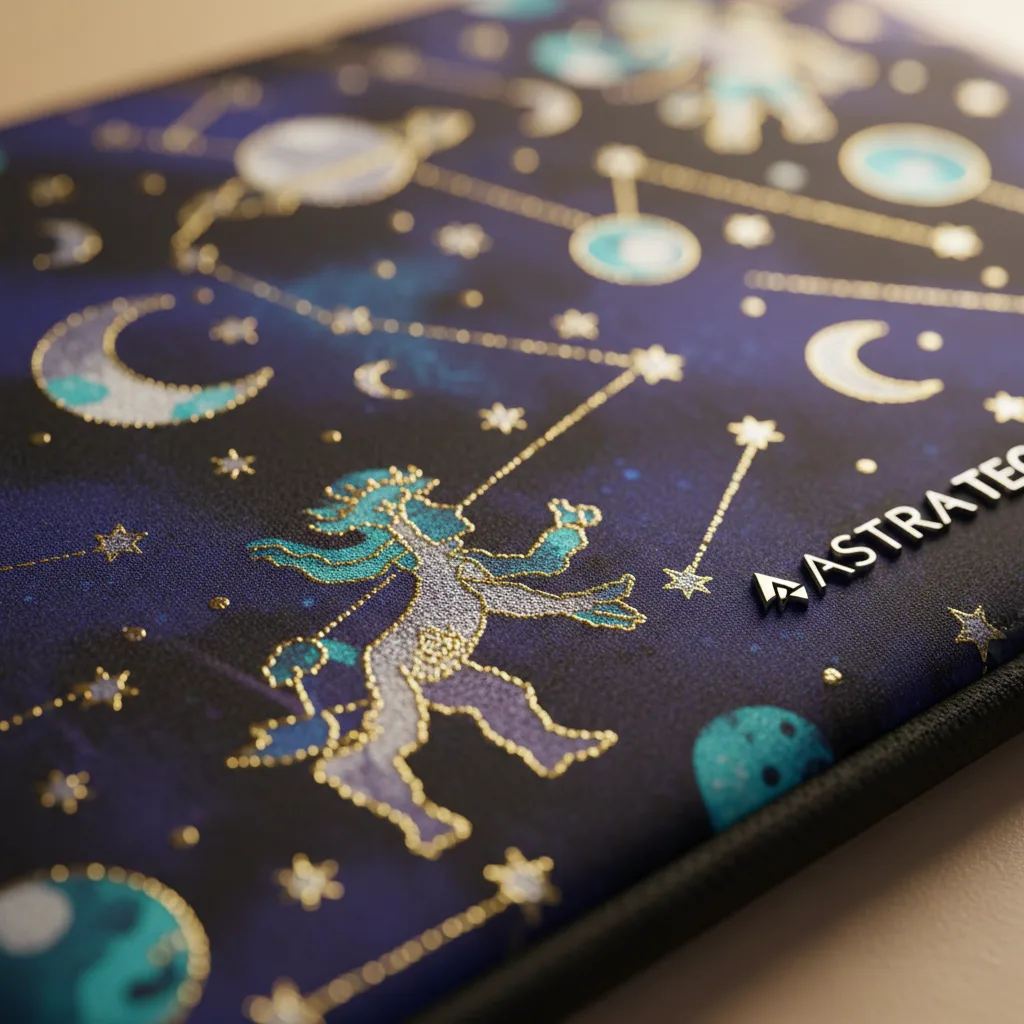 Space Squad Laptop Sleeve detail close-up