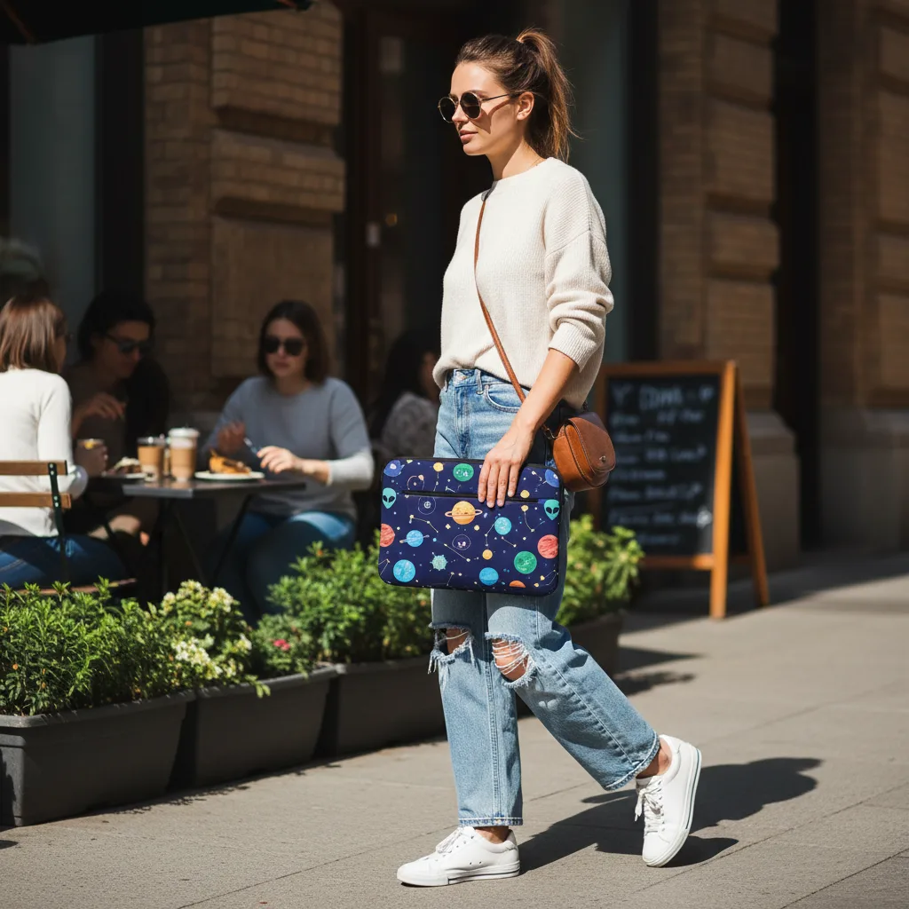 Space Squad Laptop Sleeve street style