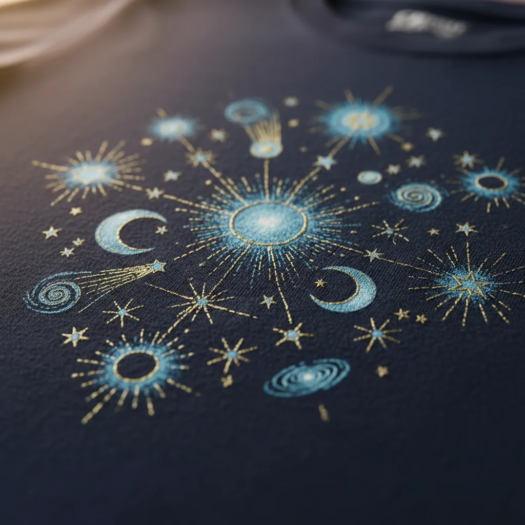 Space Squad Tee detail close-up