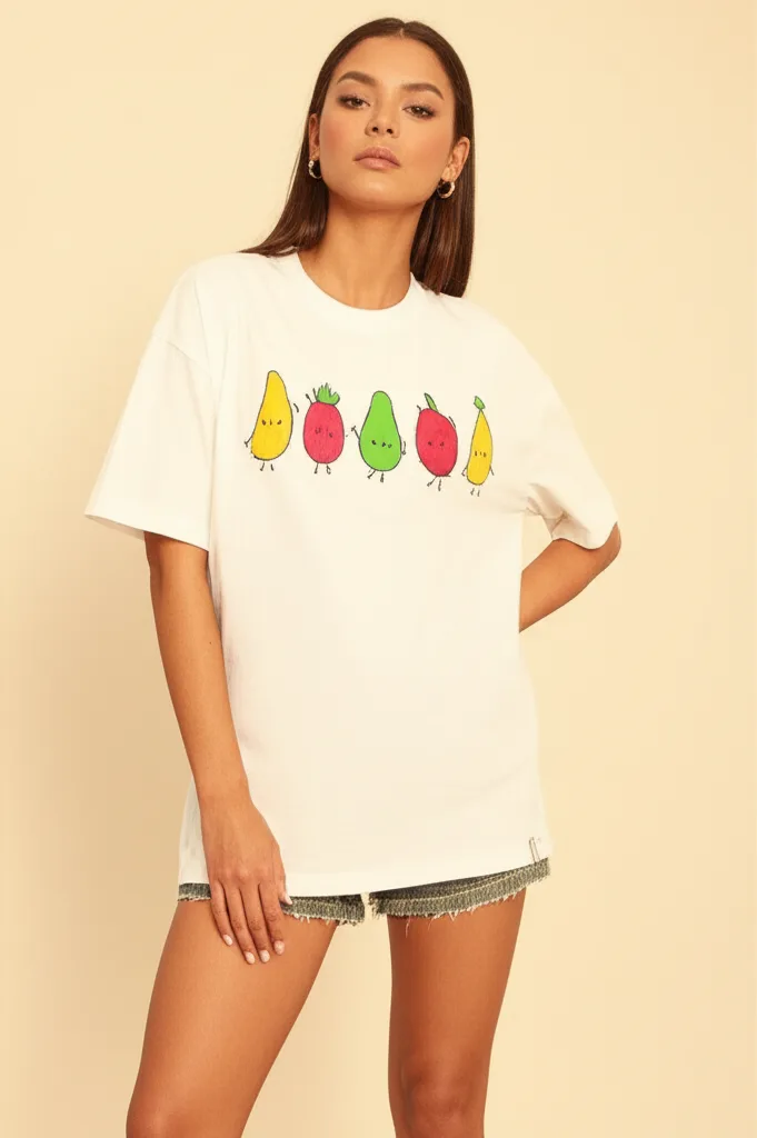 Squad Goals Tee on model