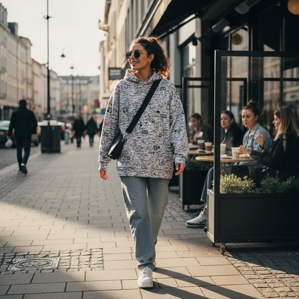 Static Noise Hoodie street style