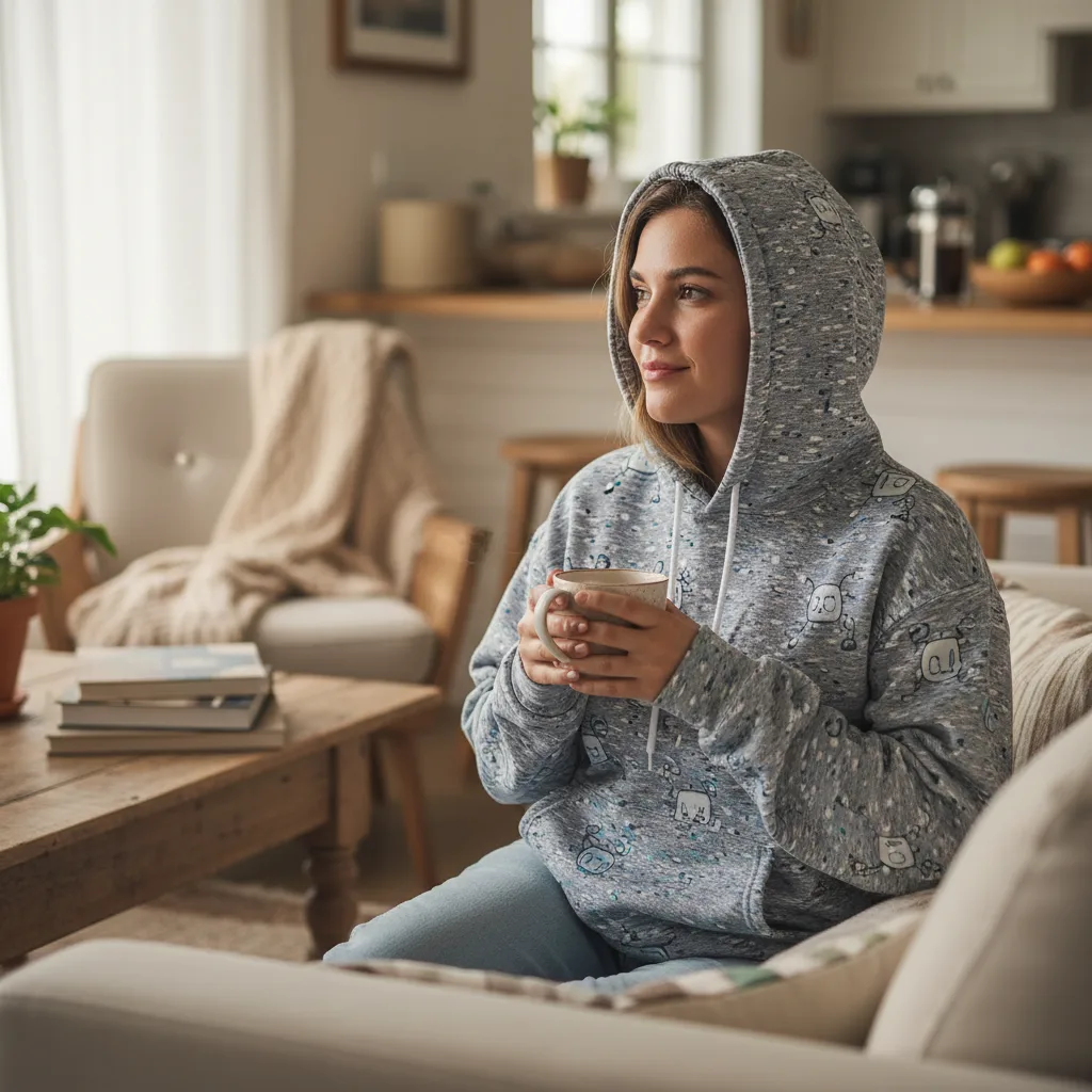 Static Noise Hoodie lifestyle