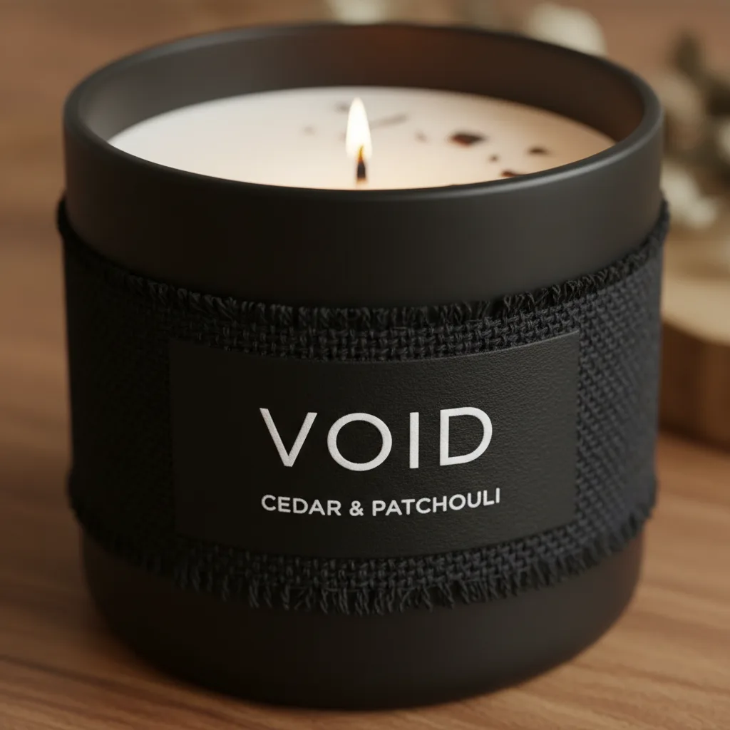 Void Candle detail close-up