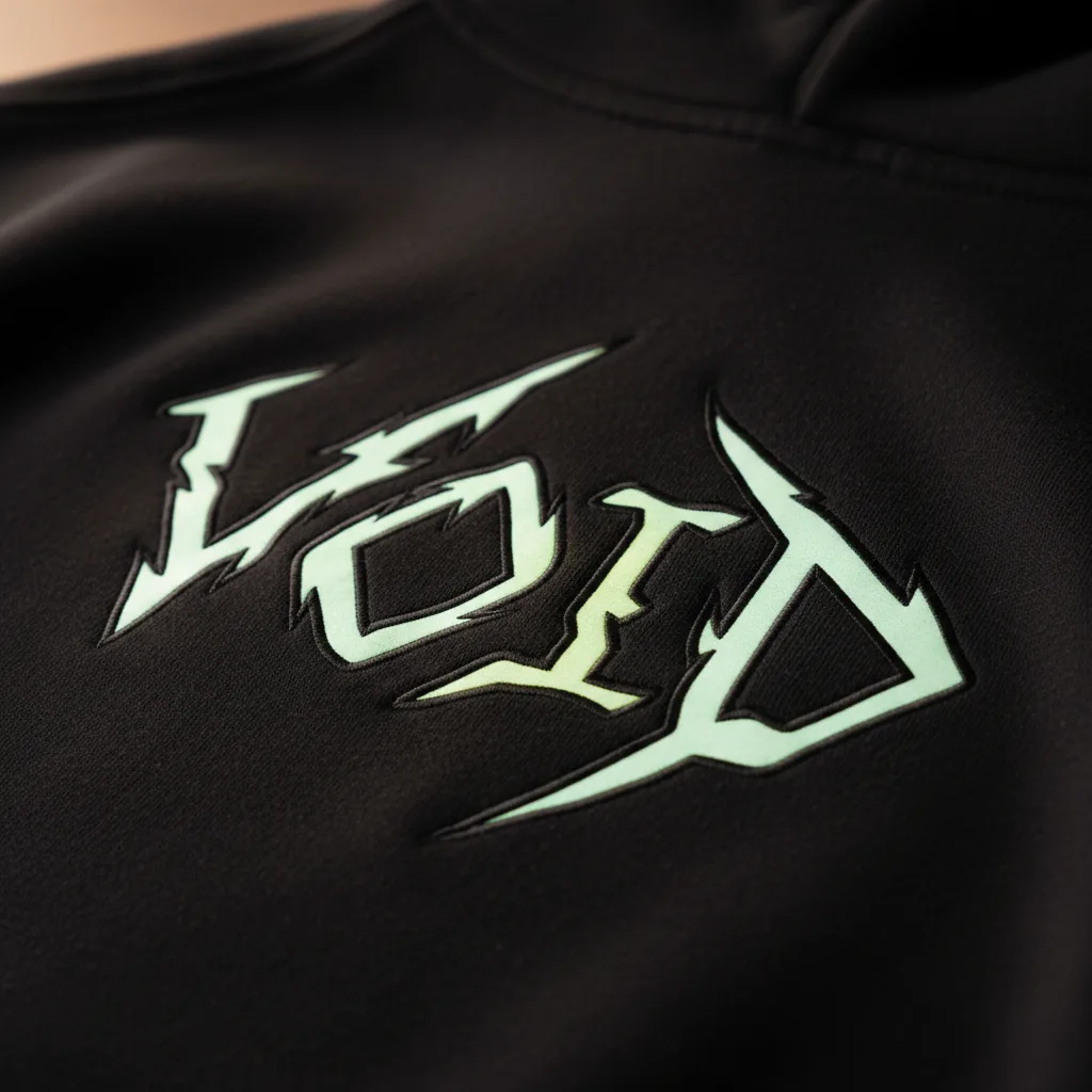 Void Hoodie detail close-up