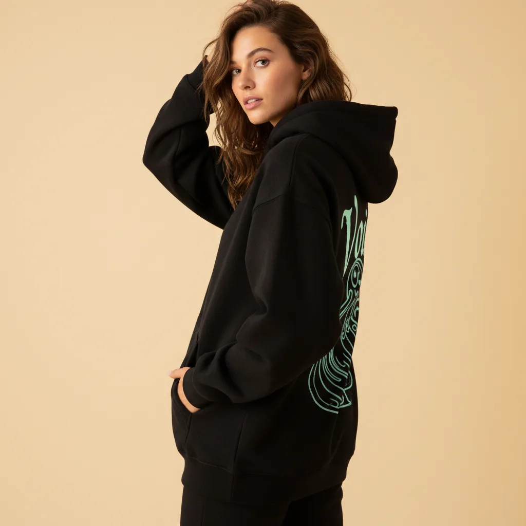 Void Hoodie on model