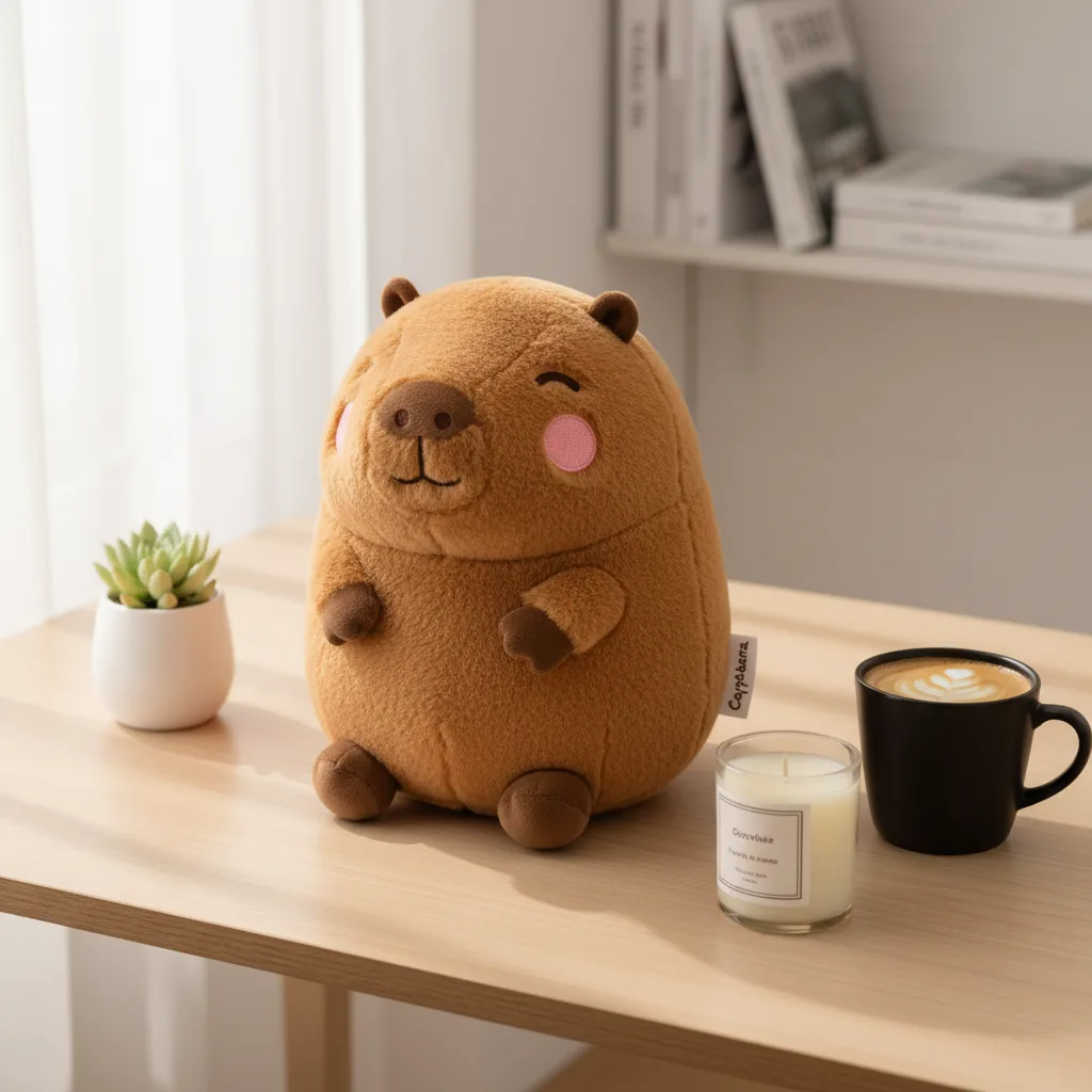 Capybara on desk