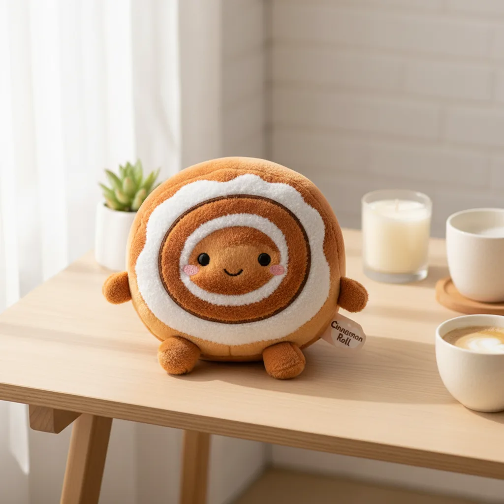 Cinnamon Roll on desk