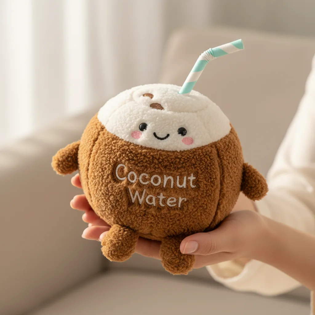 Coconut Water in hand