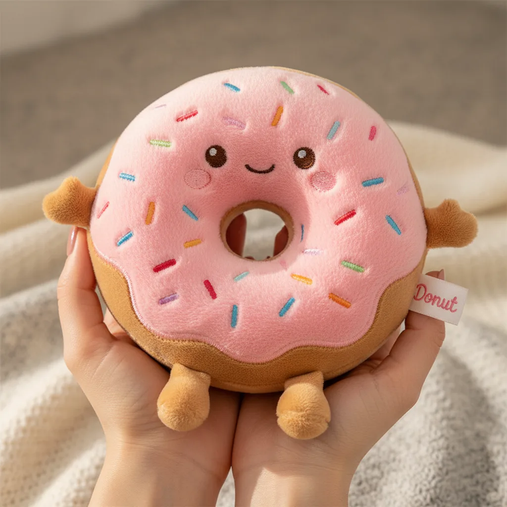 Donut in hand