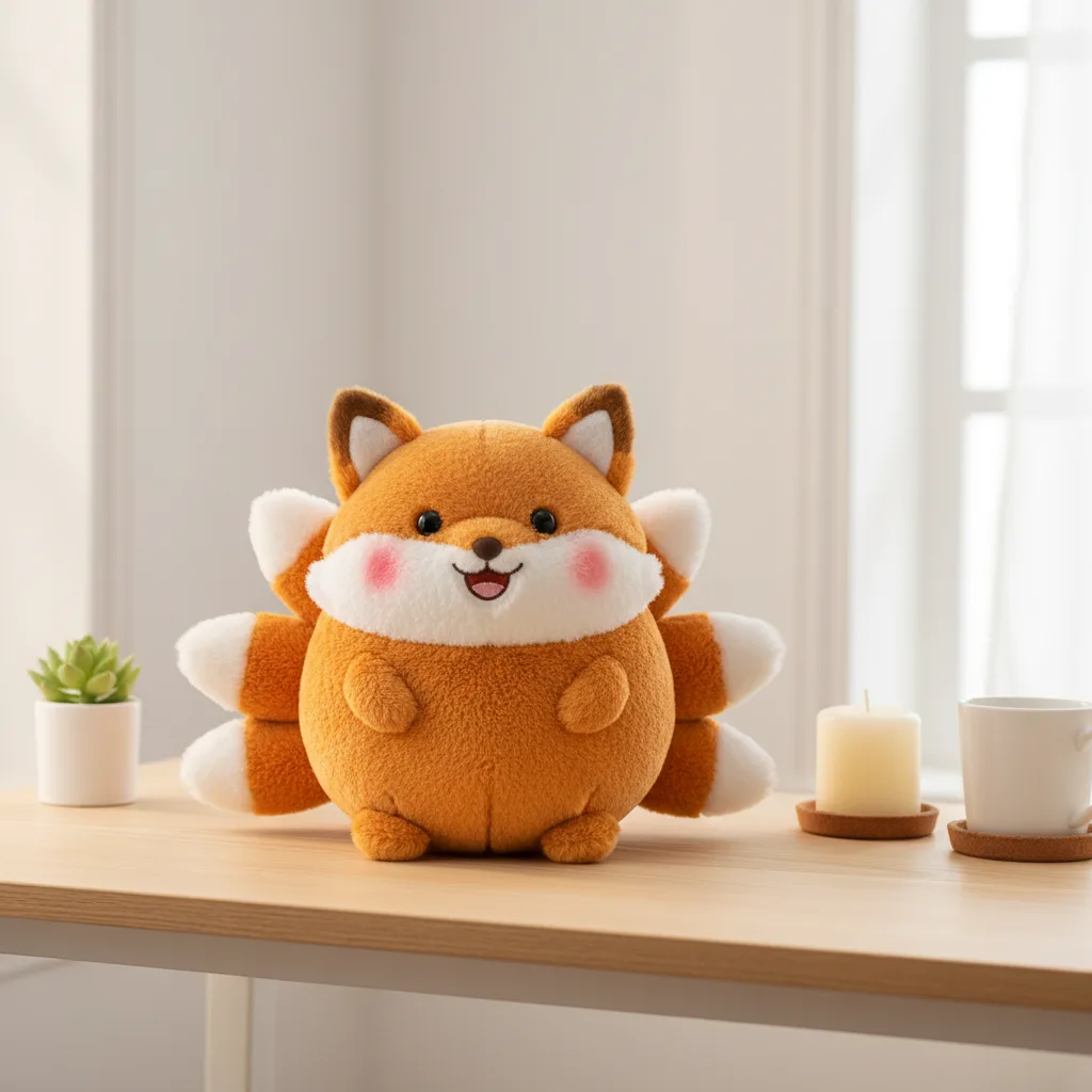 Kitsune on desk