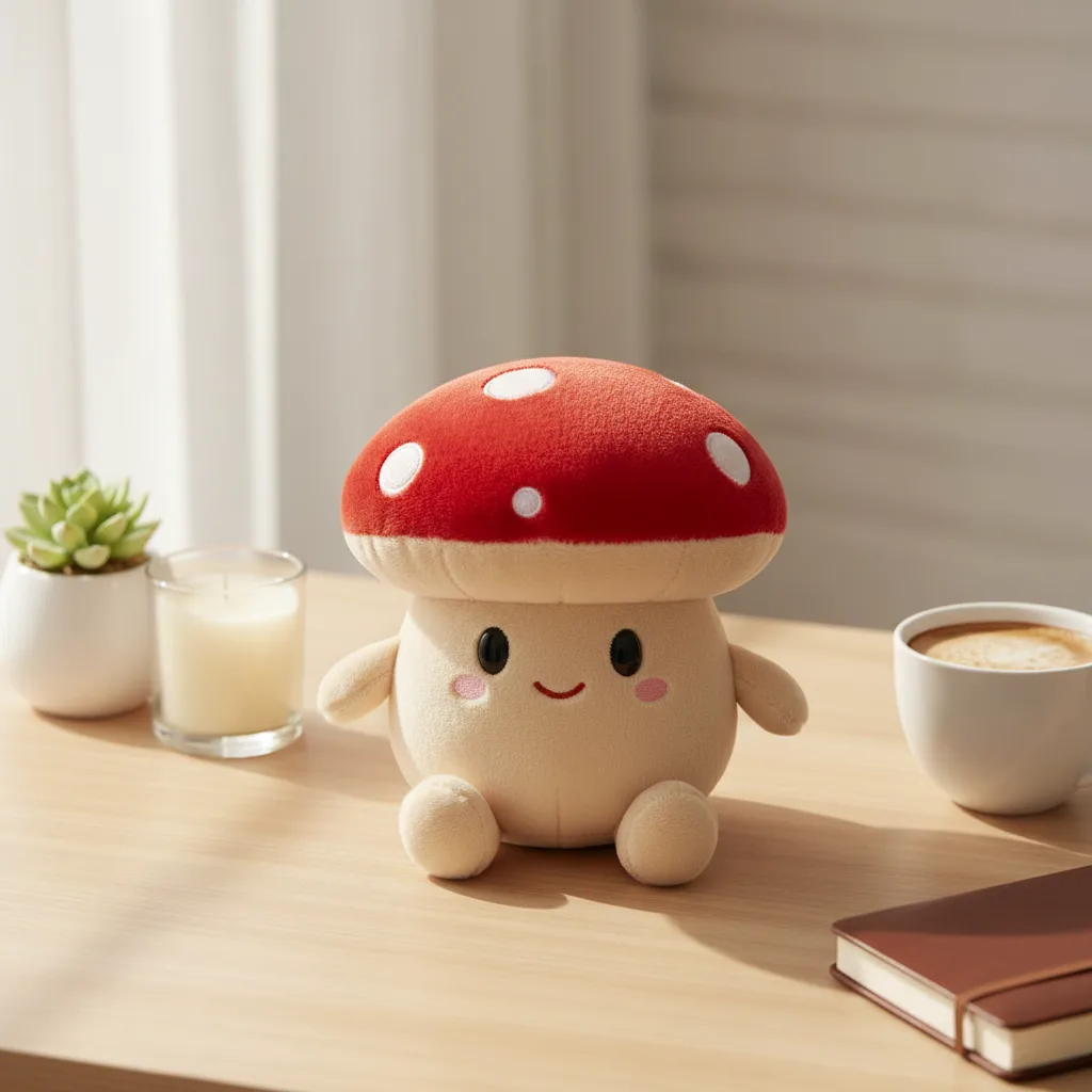 Mushroom on desk