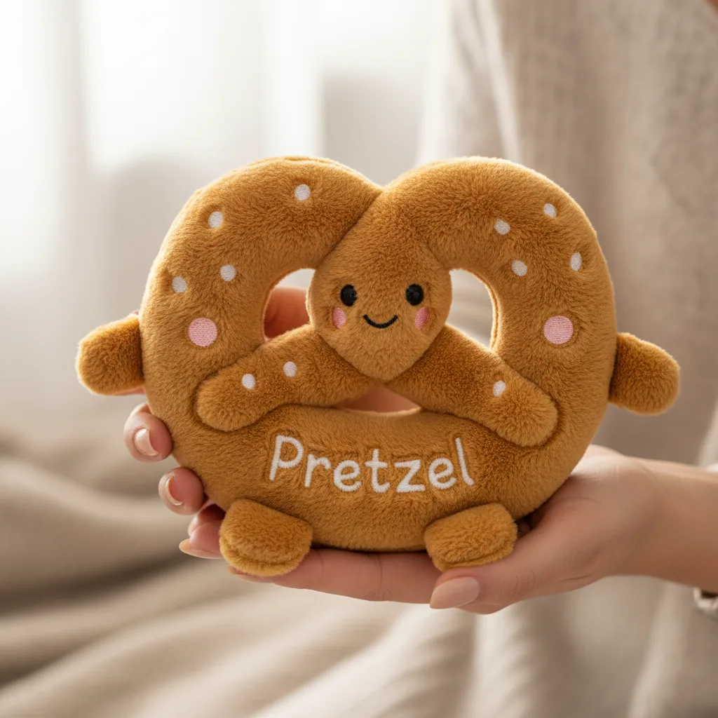 Pretzel in hand