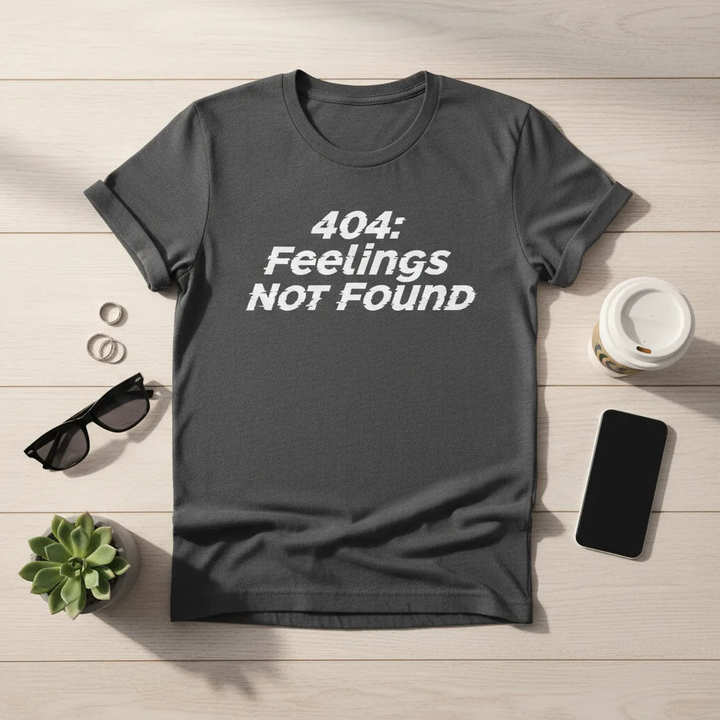 404 Not Found Tee - 404 not found tee flatlay
