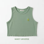Avo Cropped Tank - Nancy Universe