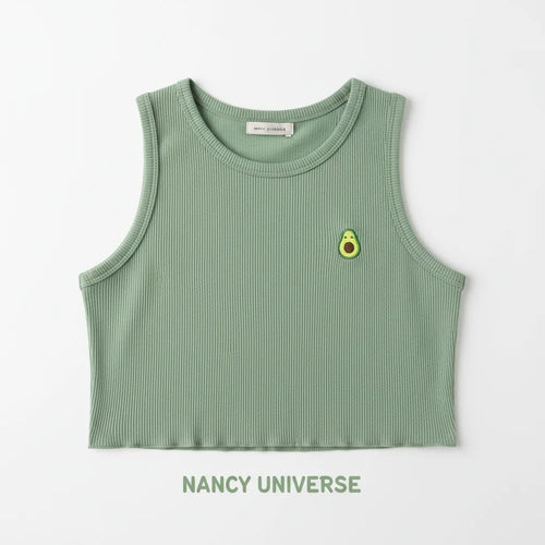 Avo Cropped Tank - Nancy Universe