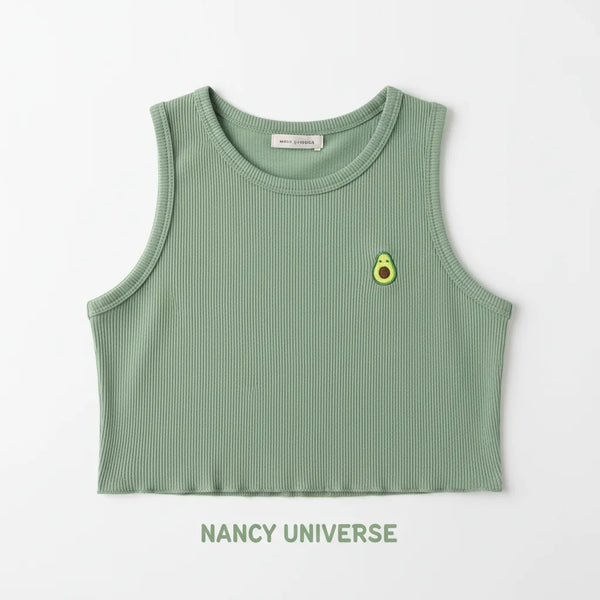 Avo Cropped Tank - Nancy Universe