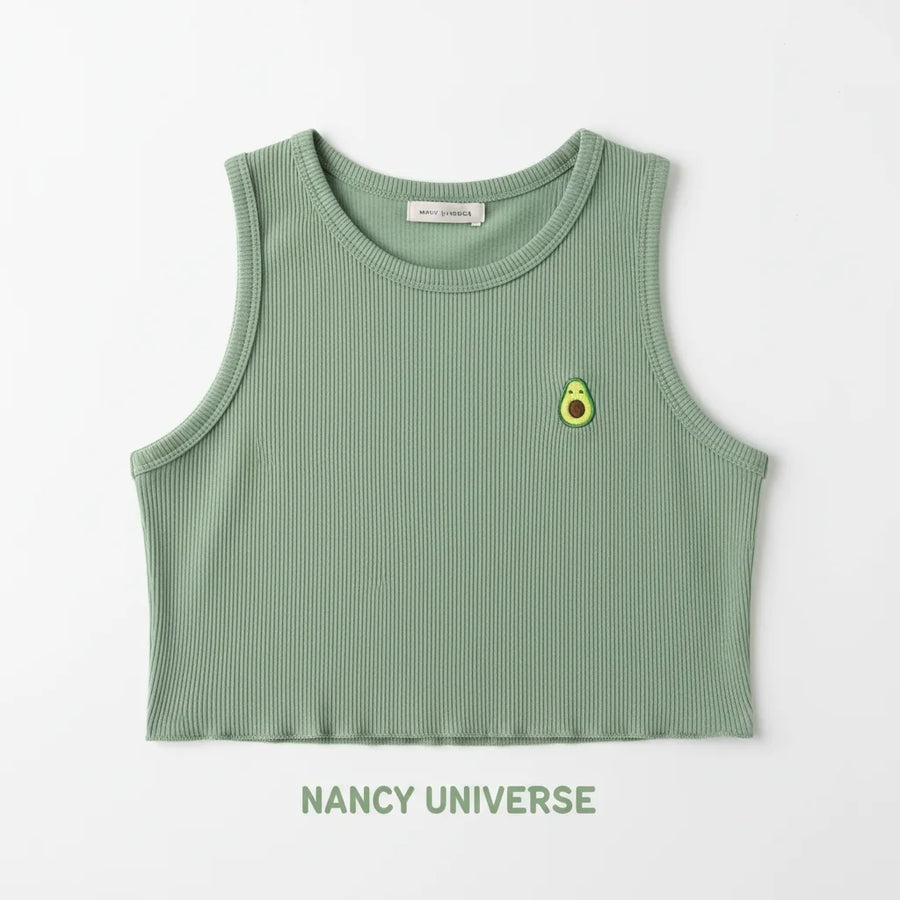 Avo Cropped Tank - Nancy Universe