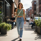 Avo Cropped Tank - avo cropped tank lifestyle street