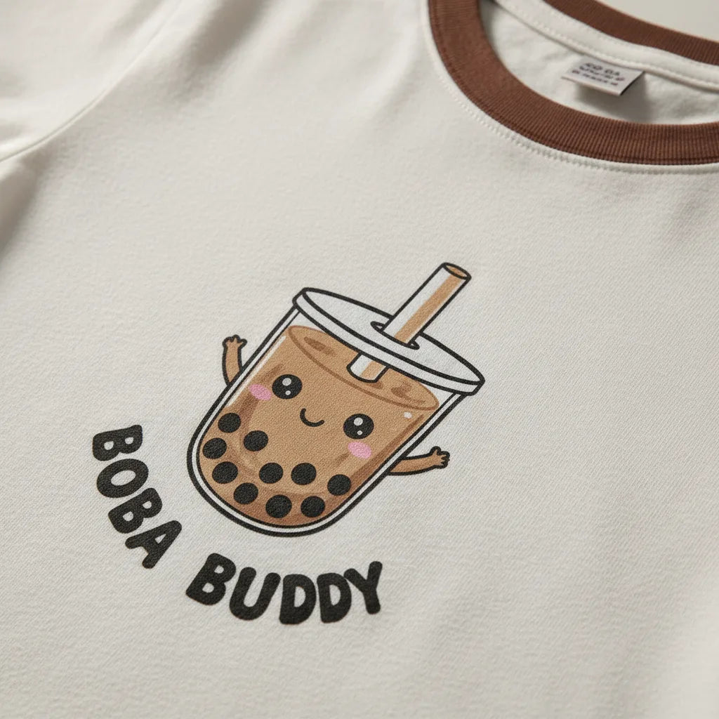 Boba Ringer Tee - boba ringer tee detail