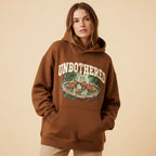Capybara Zen Hoodie - capybara zen hoodie model front