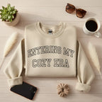 Cozy Era Crewneck - cozy era crewneck flatlay