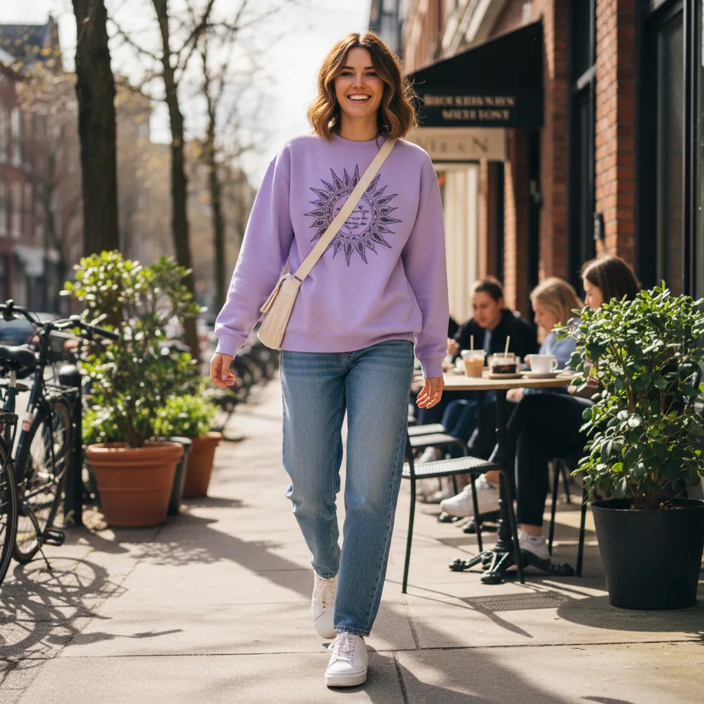 Deja Vu Crewneck - deja vu crewneck lifestyle street