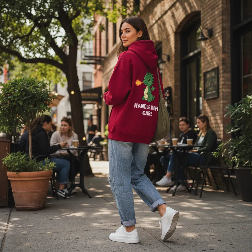 Dragon Fire Hoodie - dragon fire hoodie lifestyle street