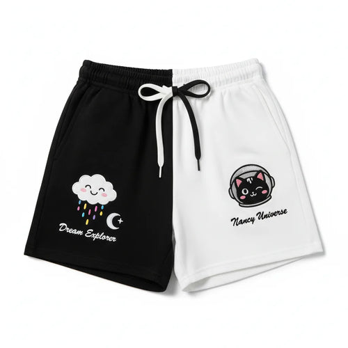 Eclipse Split Shorts - Nancy Universe