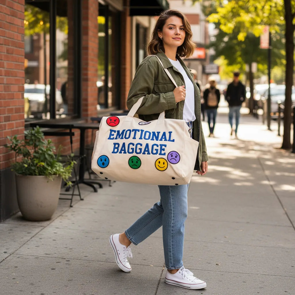 Emotional Baggage Duffle - emotional baggage duffle lifestyle street