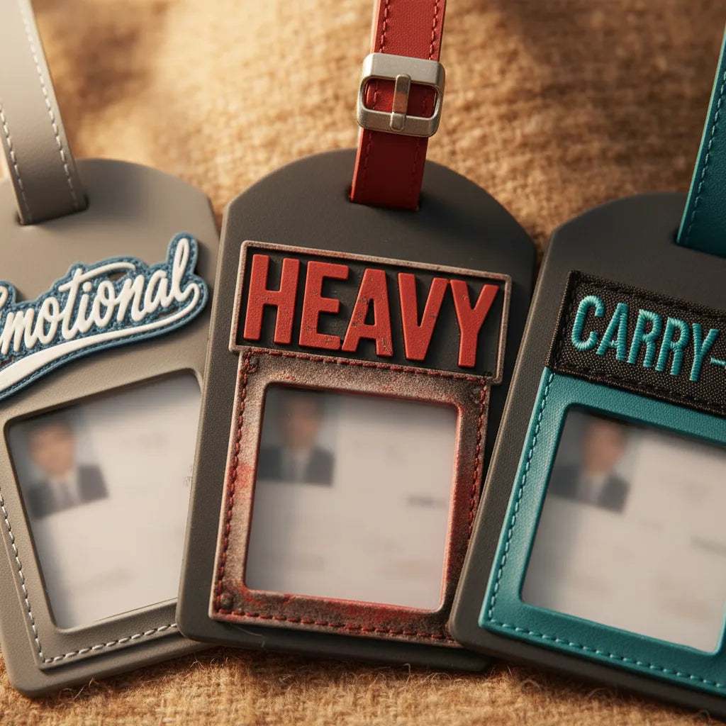Emotional Baggage Tags - emotional baggage tags detail
