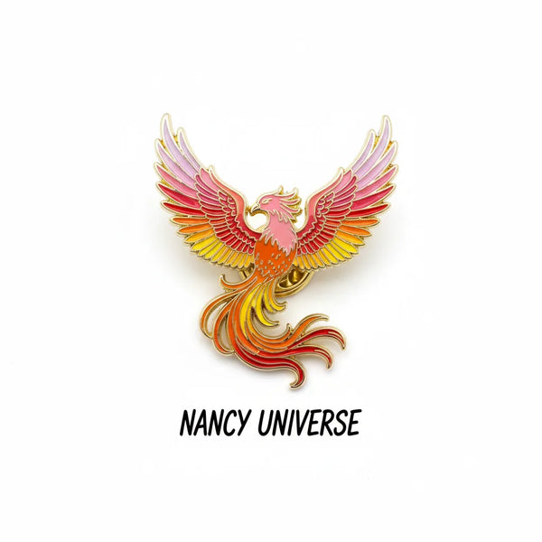 Phoenix Enamel Pin - Nancy Universe