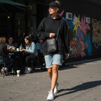 Void Crossbody Bag - void crossbody bag lifestyle street