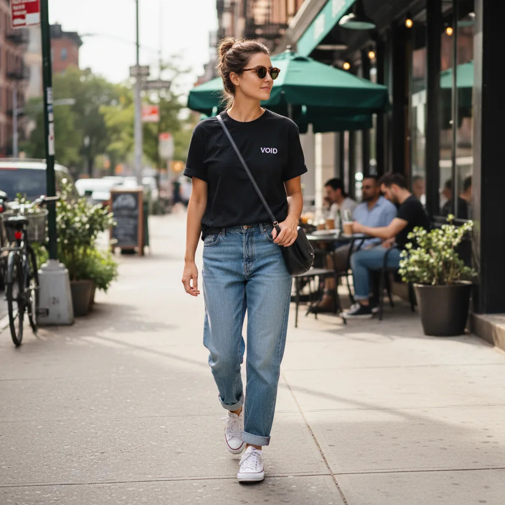 Void Tee - void tee lifestyle street